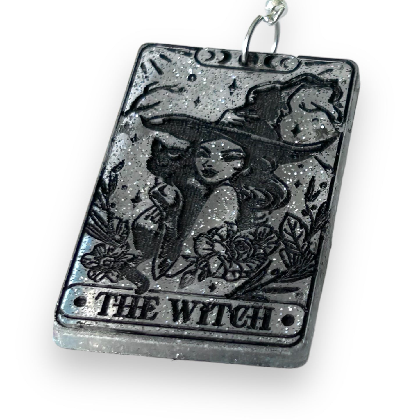 SALE Wiccan Tarot card witch Silver