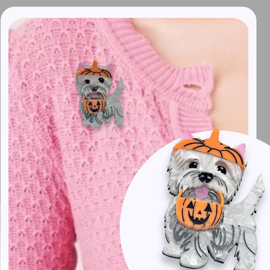 Westie Pumpkin halloween